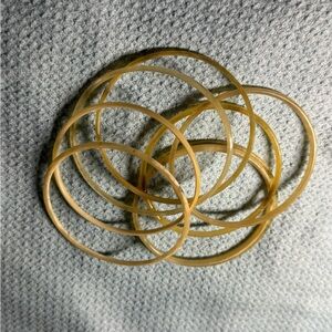 Elegant Gold Bangle Set